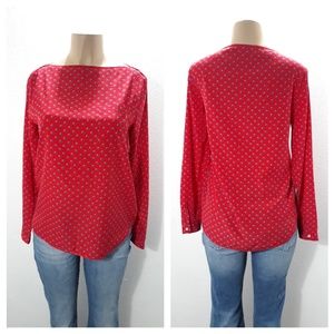 Gap polka dot blouse